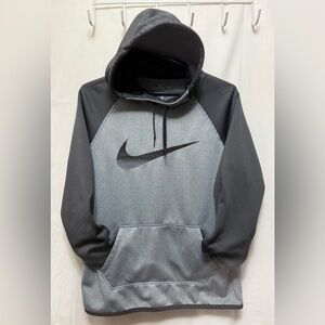 Nike Black and Grey Hoodie Boy’s Medium Sweatshirt 0102